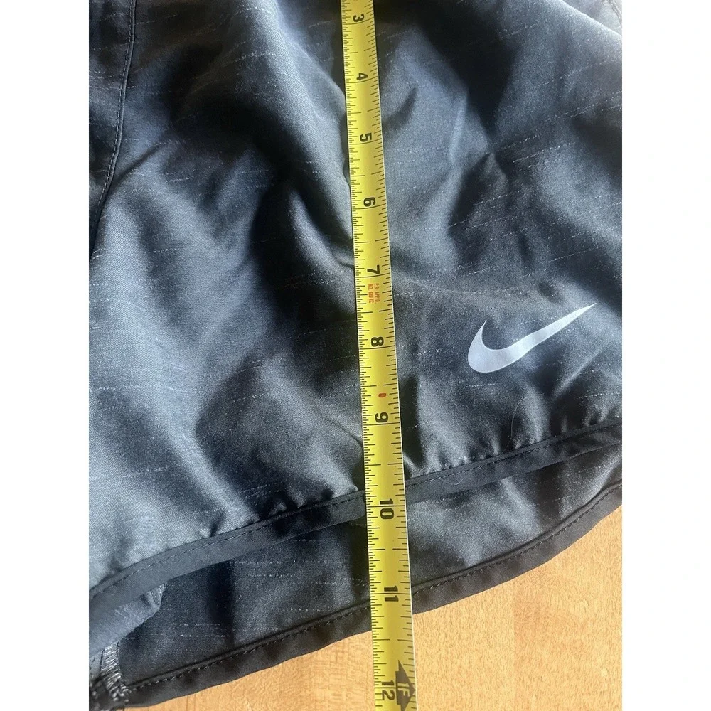 Nike Women's Dri Fit Athletic Running Shorts Sz S Drawstring Black Lined Run Gym